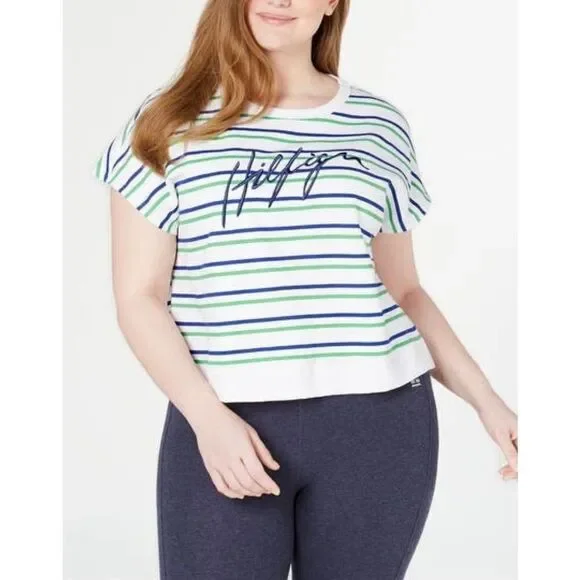Tommy Hilfiger Sport CapSleeve Top - Picture 1 of 7
